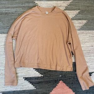 Easy Long Sleeve Crew Neck Cozy Waffle TEDDY